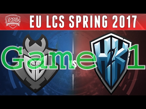 Highlights: EU LCS Spring 2017 - G2 vs H2K Game 1
