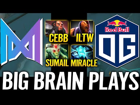 🔥 OG vs NIGMA - 200IQ Big Brain Plays By Miracle Sumail Ceb Topson iLTW Dota 2 ESL One Summer 2021