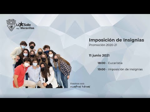 Imposición de insignias 2º Bachillerato 2020-2021