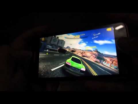 MyPhone Agua Rio Gaming Tests - Asphalt 8: Airborne (Graphics: Medium)