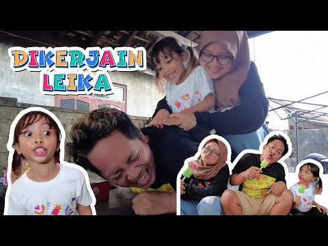 LEIKA BEING COPIED BY HER MOM AND DAD FOR 24 HOURS STRAIGHT! 😍 FUNNY KIDS VIDEO
