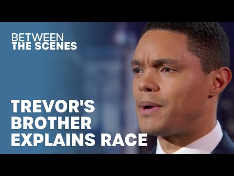 Race Explained by Trevor's 10-Year-Old Brother - Between the Scenes | The Daily Show Throwback