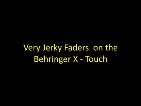 Very Jerky Behringer X Touch Faders