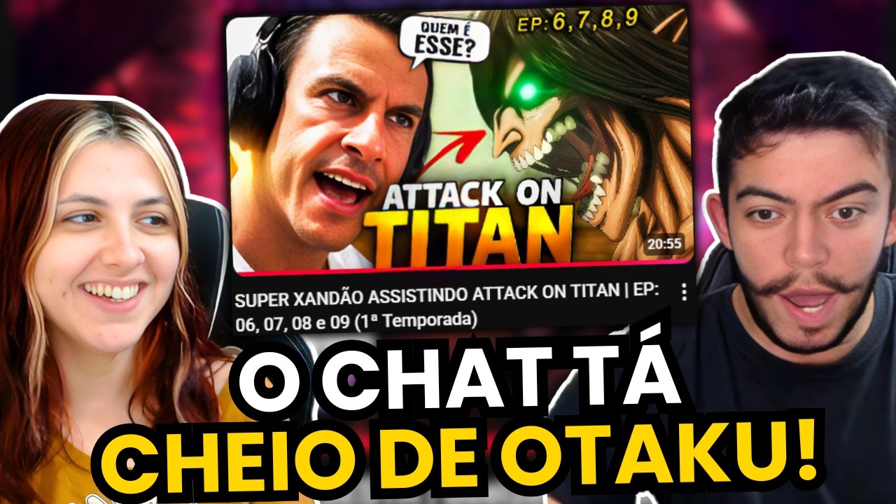 SUPER XANDÃO ASSISTINDO ATTACK ON TITAN | EP: 06, 07, 08 e 09 (1ª Temporada) | react
