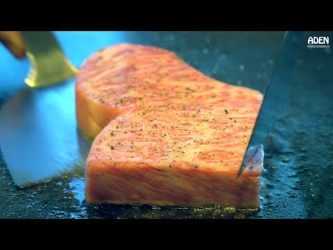 $210 Wagyu Steak "well done" Lunch  - Tokyo - Teppanyaki in Japan