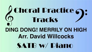 Ding Dong! Merrily on High SATB David Willcocks