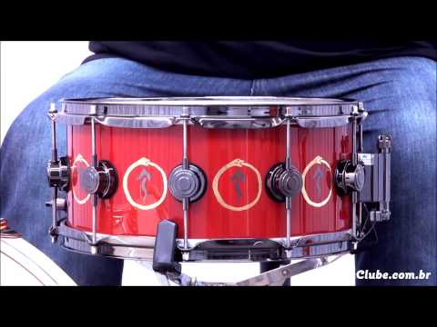 Caixa DW Neil Peart Signature Snake & Arrows Tour 14x6,5" Snare Sound Check
