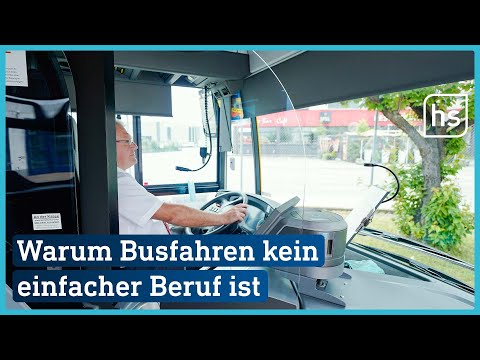 Dieser Job wird unterschätzt: Der harte Alltag von Busfahrern | hessenschau