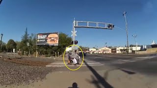Cali Cop Saves Disabled Man From Train