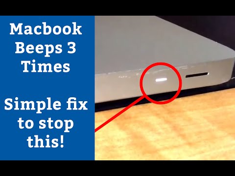 MacBook Pro 3 Beeps Fix - Simple DIY Solution