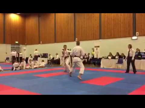 Lewis Bradbury JKS Scotland Nationals qtr final Oct 2015