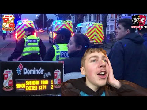 LAST MINUTE LIMBS As FIGHTS BREAK OUT Between Fans (Swindon Vs. Exeter City Matchday Vlog 5/2/22)