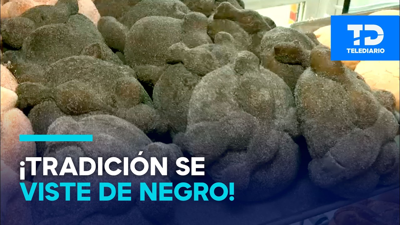Día de Muertos: el pan de muerto negro conquista las panaderías mexicanas