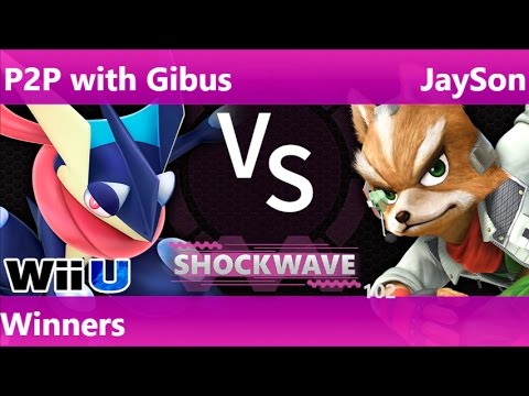 SW 102 - P2P with Gibus (Greninja) vs SWG | JaySon (Fox) Winners - Smash 4