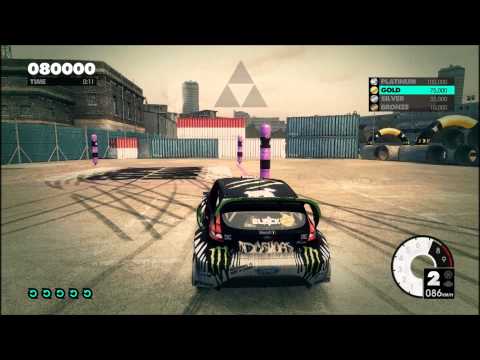 Dirt 3 Gymkhana Spin Tutorial [Platinum Medal]