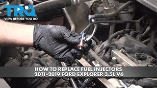 How to Replace Fuel Injectors 2011-2019 Ford Explorer (3.5L V6)