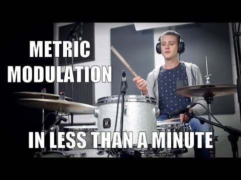 Metric Modulation in less than a Minute - Daily Drum Lesson