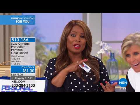 HSN | Suze Orman Financial Solutions for You 06.17.2018 - 11 PM