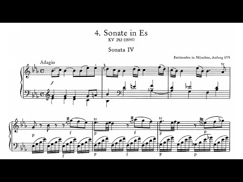 Mozart: Piano Sonata No. 4 in E flat major KV 282 - Christoph Eschenbach, 1970 - DG 2561 073