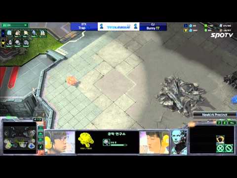 [0624] Trap(STX) vs. Bunny(CJ) PvT 3SET Newkirk Precinct -Starcraft2,esportstv,SPL