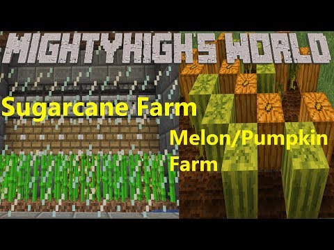 100+ Drops/Hour EASY To Build Auto Sugarcane, Melon/Pumpkin Farm  - MHW Ep 6