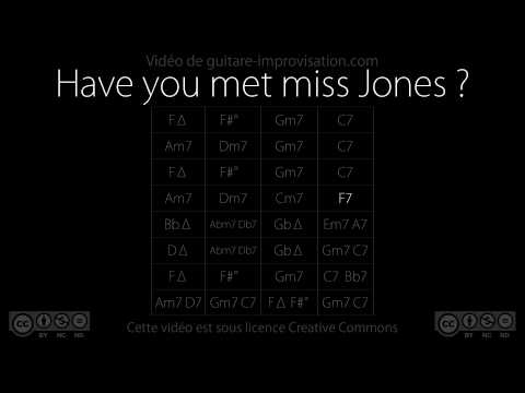 Have you met Miss Jones : Backing Track