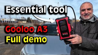 Gooloo A3 Jump Starter and Tire Inflator Full Review & Demo