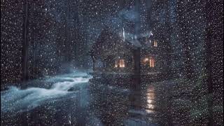 The sound of gentle thunder and rain to relieve 99% of stress