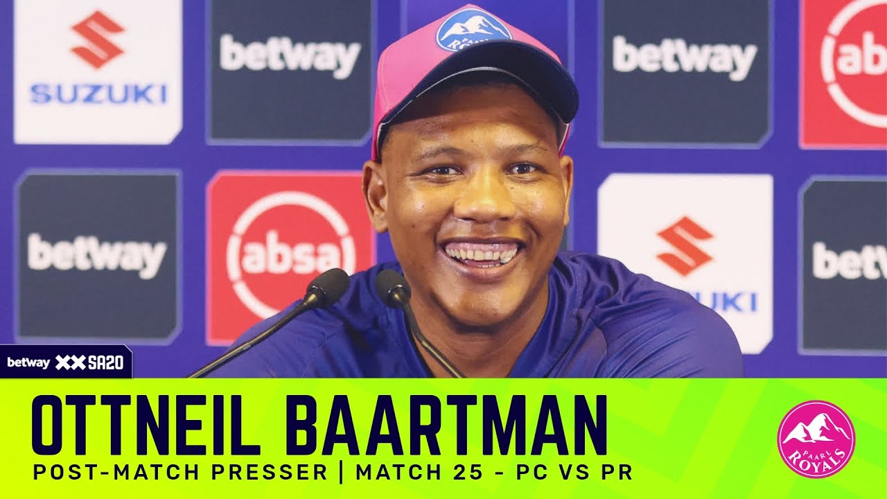 Ottneil Baartman, Paarl Royals | PCvPR Post-match presser