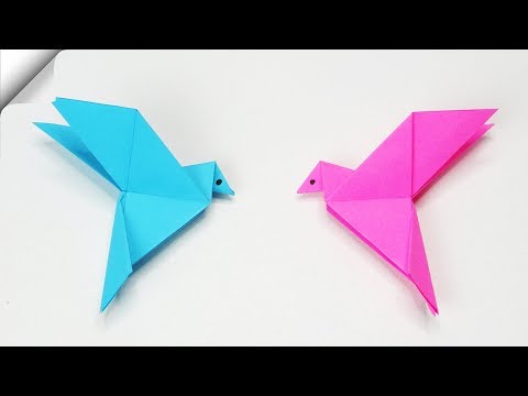 DIY paper toys Easy paper birds