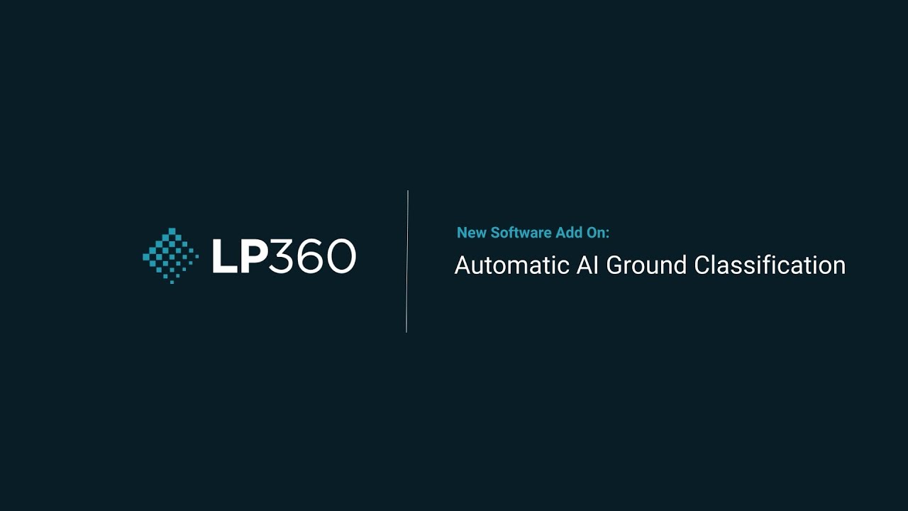 Automatic AI Ground Classification in LP360