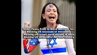 Friedensnobelpreisträgerin Machado wünscht sich eine US-Invasion ihres Landes