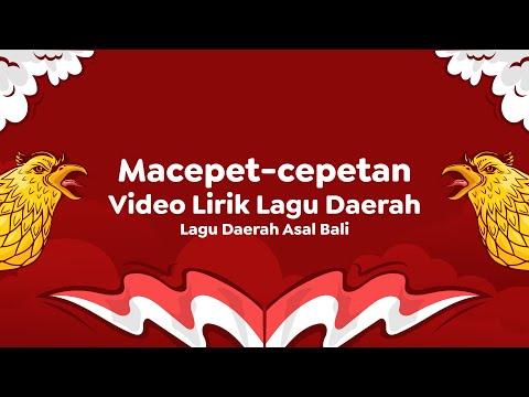 Video Lirik Lagu Daerah | Macepet-cepetan