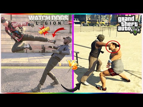 Watch Dogs Legion vs Gta 5 - Which is best ? | Ultimate Face - Off🔥