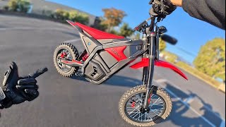 Is this cheap electric dirt bike better than tuttio? 