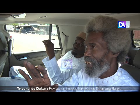 Tribunal de Dakar : Revivez en images l'arrive?e de Ousmane Sonko