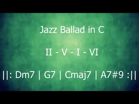 Backing Track, Jem track, II-V-I-VI, in C