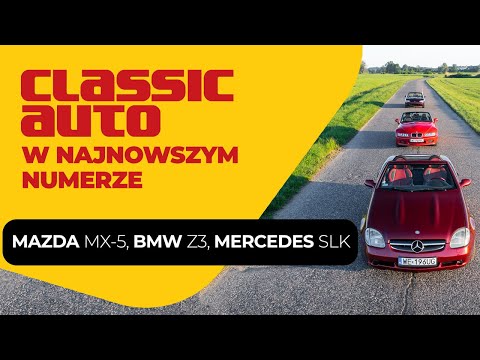 Mercedes SLK, BMW Z3, Mazda MX-5, jeździmy samochodami z okładki! (PL 4K) | Classicauto