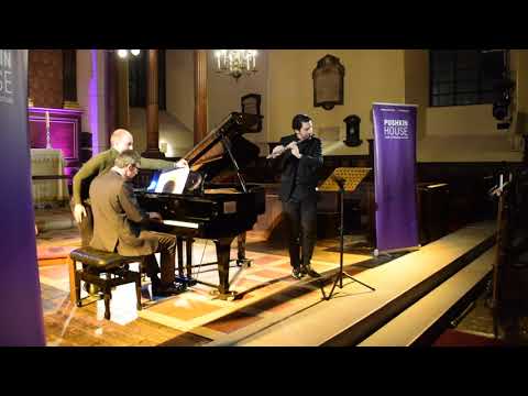 Pavel Mansurov flute and Alexander Karpeyev play Vladimir Tsybin's Tarantella for flute and piano