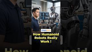 How Humanoid Robots Actually Work | AI, Sensors & Robotics Explained | #Shorts | #Simplilearn