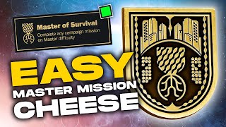 EASY Master Campaign Mission Cheese | Destiny 2