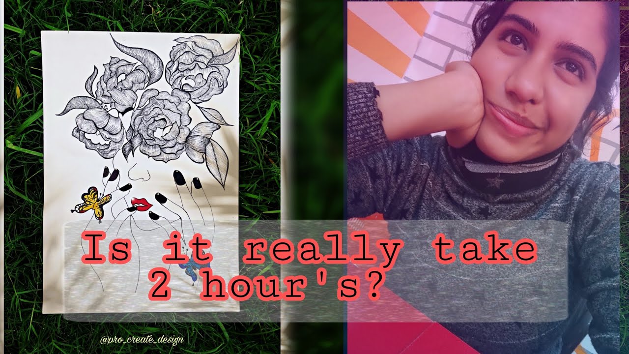 Is It Really Drawn In Only 2 Hours ??? | Procreate Design