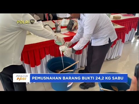 POLRES TARAKAN MUSNAHKAN BARANG BUKTI NARKOTIKA