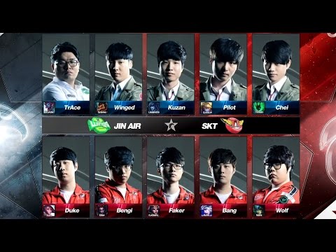 JAG vs SKT Game 3 Highlights - JIN AIR GREENWINGS vs SK TELECOM T1 - LCK 2016 LOL Champions KR