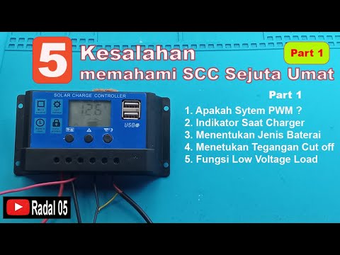 How to set SCC solar controller charger for a million people How to install SCC