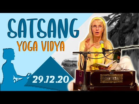 Satsang + Mantren und Meditation mit Sybille - Yoga Vidya Ashram Live 20:00 - 29.12.2020