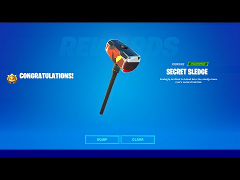 How to unlock FREE Secret Sledge Pickaxe in Fortnite (Covert Ops Quests Reward)
