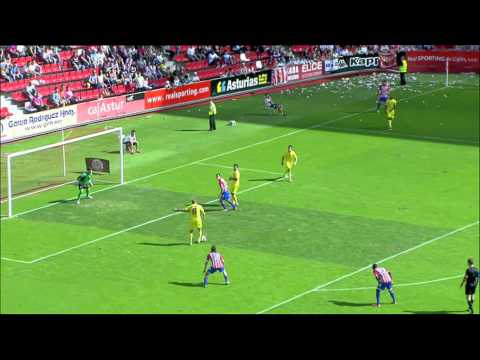 Sporting de Gijón - Villarreal CF (2-0) | 07-10-2012 |J8| Resumen