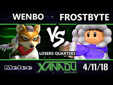 S@X 245 SSBM - Wenbo (Fox) Vs. Frostbyte (Ice Climbers)  - Smash Melee Losers Quarters