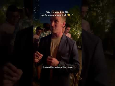 How to make $20 from a magic trick 🤣🪄 #cardtricks #money #magic #magician #shortsfeed #jericho